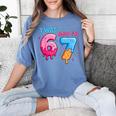 I Was 6 Now I'm 7 Meme Six Seven Baseball 7th Birthday Women's Comfort Colors T-Shirt Chalky Mint I Was 6 Now I'm 7 Meme Six Seven Baseball 7th Birthday Women's Comfort Colors T-Shirt Chalky Mint