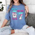 Now Im 6 Next Year I'Ll Be 7 Baseball Ice Cream Drip 67 Meme Women's Comfort Colors T-Shirt Chalky Mint