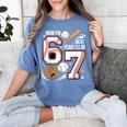 6 Year Old Birthday 67 Trend Baseball Now I’m 6 Next Year 7 Women's Comfort Colors T-Shirt Chalky Mint