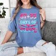 67 33 Days Of School Baseball Drip 100th Day Of School Boys Women's Comfort Colors T-Shirt Chalky Mint