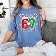 67 Baseball Christmas Candy Cane Snowflake Holiday Sports Women's Comfort Colors T-Shirt Chalky Mint 67 Baseball Christmas Candy Cane Snowflake Holiday Sports Women's Comfort Colors T-Shirt Chalky Mint