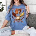 67 Baseball Drip Thanksgiving Six Seven Boys Teens Kids Women's Comfort Colors T-Shirt Chalky Mint