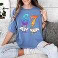 67 Meme Baseball Kids Girls Humor Number 6 7 Women's Comfort Colors T-Shirt Chalky Mint 67 Meme Baseball Kids Girls Humor Number 6 7 Women's Comfort Colors T-Shirt Chalky Mint