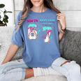 6th Birthday Now I'm 6 Next Year I'Ll Be 7 Baseball Drip 67 Women's Comfort Colors T-Shirt Chalky Mint