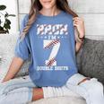 7th Birthday Baseball Bruh I'm 7 Double Digits 7 Years Old Women's Comfort Colors T-Shirt Chalky Mint 7th Birthday Baseball Bruh I'm 7 Double Digits 7 Years Old Women's Comfort Colors T-Shirt Chalky Mint