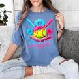 8th Birthday Baseball Ice Cream Drip 8 Years Old Girls B-Day Women's Comfort Colors T-Shirt Chalky Mint