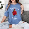 African American Baseball Mom Sagittarius Queen Zodiac Sign Women's Comfort Colors T-Shirt Chalky Mint African American Baseball Mom Sagittarius Queen Zodiac Sign Women's Comfort Colors T-Shirt Chalky Mint