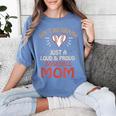 Ain’t No Drama Just a Loud & Proud Baseball Mom Women's Comfort Colors T-Shirt Chalky Mint