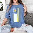 American Flag Baseball Mom Team Women's Comfort Colors T-Shirt Chalky Mint American Flag Baseball Mom Team Women's Comfort Colors T-Shirt Chalky Mint