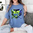 Awesome 67 Baseball Drip Effect Baseball 6-7 Meme Graphic Premium Tri-Blend Women's Comfort Colors T-Shirt Chalky Mint