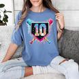 Baseball 10 Year Old Boy Ice Cream Drip 10th Birthday Player Women's Comfort Colors T-Shirt Chalky Mint Baseball 10 Year Old Boy Ice Cream Drip 10th Birthday Player Women's Comfort Colors T-Shirt Chalky Mint