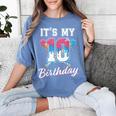 Baseball 10 Year Old Ice Cream Drip 10th Birthday Boys Women's Comfort Colors T-Shirt Chalky Mint
