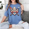 Baseball 2026 Ice Cream Drip Bats For Boys Birthday Graphic Women's Comfort Colors T-Shirt Chalky Mint Baseball 2026 Ice Cream Drip Bats For Boys Birthday Graphic Women's Comfort Colors T-Shirt Chalky Mint