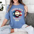 Baseball 2026 Puerto Rico Island Pride Sports Theme Women's Comfort Colors T-Shirt Chalky Mint Baseball 2026 Puerto Rico Island Pride Sports Theme Women's Comfort Colors T-Shirt Chalky Mint
