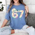 Baseball 67 Drip Six Seven Baseball Dripping Boys Kids Women's Comfort Colors T-Shirt Chalky Mint Baseball 67 Drip Six Seven Baseball Dripping Boys Kids Women's Comfort Colors T-Shirt Chalky Mint