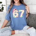 Baseball 67 Dripping Six Seven Drip Boys Gen Z Women's Comfort Colors T-Shirt Chalky Mint Baseball 67 Dripping Six Seven Drip Boys Gen Z Women's Comfort Colors T-Shirt Chalky Mint