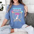 Baseball 7 Year Old Ice Cream Drip 7th Birthday Boys Player Women's Comfort Colors T-Shirt Chalky Mint Baseball 7 Year Old Ice Cream Drip 7th Birthday Boys Player Women's Comfort Colors T-Shirt Chalky Mint
