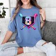 Baseball 8 Year Old Ice Cream Drip 8th Birthday Party Women's Comfort Colors T-Shirt Chalky Mint Baseball 8 Year Old Ice Cream Drip 8th Birthday Party Women's Comfort Colors T-Shirt Chalky Mint
