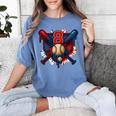 Baseball 8 Year Old Splash Drip 8th Birthday Boy Number 8 Women's Comfort Colors T-Shirt Chalky Mint Baseball 8 Year Old Splash Drip 8th Birthday Boy Number 8 Women's Comfort Colors T-Shirt Chalky Mint