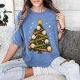 Baseball Bat Christmas Tree Lights Holiday Xmas Women's Comfort Colors T-Shirt Chalky Mint Baseball Bat Christmas Tree Lights Holiday Xmas Women's Comfort Colors T-Shirt Chalky Mint