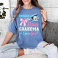 Baseball Or Bows Your Grandma Loves You Gender Reveal Women's Comfort Colors T-Shirt Chalky Mint
