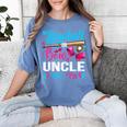 Baseball Or Bows Uncle Loves You Gender Reveal Women's Comfort Colors T-Shirt Chalky Mint Baseball Or Bows Uncle Loves You Gender Reveal Women's Comfort Colors T-Shirt Chalky Mint