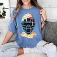 Baseball Catcher Mask Ice Cream Dripping Baseball Boy Youth Women's Comfort Colors T-Shirt Chalky Mint Baseball Catcher Mask Ice Cream Dripping Baseball Boy Youth Women's Comfort Colors T-Shirt Chalky Mint