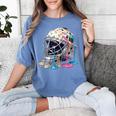 Baseball Catcher Mask Ice Cream Dripping Baseball Boys Women's Comfort Colors T-Shirt Chalky Mint