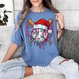 Baseball Christmas Santa Hat Baseball Christmas Drip Women's Comfort Colors T-Shirt Chalky Mint Baseball Christmas Santa Hat Baseball Christmas Drip Women's Comfort Colors T-Shirt Chalky Mint