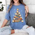 Baseball Christmas Tree Light Xmas Baseball Women's Comfort Colors T-Shirt Chalky Mint Baseball Christmas Tree Light Xmas Baseball Women's Comfort Colors T-Shirt Chalky Mint