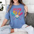 Baseball Drip 6 7 Number 67 Six Seven Meme Boys Kids Women's Comfort Colors T-Shirt Chalky Mint Baseball Drip 6 7 Number 67 Six Seven Meme Boys Kids Women's Comfort Colors T-Shirt Chalky Mint