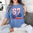 Baseball Drip 67 Meme Six Seven 6-7 Gen Alpha Slang Women's Comfort Colors T-Shirt Chalky Mint