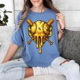 Baseball Drip Ice Cream Camo Cool Women's Comfort Colors T-Shirt Chalky Mint