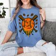 Baseball Drip Ice Cream Dripping Blaze Hunter Orange Camo Women's Comfort Colors T-Shirt Chalky Mint
