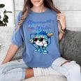 Baseball Drip Ice Cream Respect The Drip Home Plate Boy Kids Women's Comfort Colors T-Shirt Chalky Mint