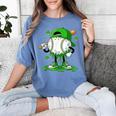 Baseball Drip Icecream Apparel Youth Boy St Patrick's Day Women's Comfort Colors T-Shirt Chalky Mint Baseball Drip Icecream Apparel Youth Boy St Patrick's Day Women's Comfort Colors T-Shirt Chalky Mint