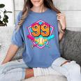 Baseball Drip Jersey Number 99 For Players & 99th Birthday Women's Comfort Colors T-Shirt Chalky Mint Baseball Drip Jersey Number 99 For Players & 99th Birthday Women's Comfort Colors T-Shirt Chalky Mint
