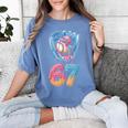 Baseball Drip Number 67 Player 67th Birthday Ice Cream 67 Women's Comfort Colors T-Shirt Chalky Mint Baseball Drip Number 67 Player 67th Birthday Ice Cream 67 Women's Comfort Colors T-Shirt Chalky Mint