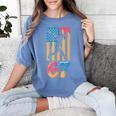 Baseball Drip USA Flag 67 Player 67th Birthday Ice Cream 67 Women's Comfort Colors T-Shirt Chalky Mint