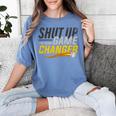 Baseball Fan Shut Up I'm Doing Game Changer Premium Tri-Blend Women's Comfort Colors T-Shirt Chalky Mint Baseball Fan Shut Up I'm Doing Game Changer Premium Tri-Blend Women's Comfort Colors T-Shirt Chalky Mint
