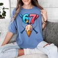 Baseball Ice Cream Drip 67 Six Seven Gen Alpha Slang Meme Women's Comfort Colors T-Shirt Chalky Mint Baseball Ice Cream Drip 67 Six Seven Gen Alpha Slang Meme Women's Comfort Colors T-Shirt Chalky Mint