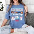 Baseball Ice Cream Drip Bonus Mom Of The Birthday Boy Women's Comfort Colors T-Shirt Chalky Mint Baseball Ice Cream Drip Bonus Mom Of The Birthday Boy Women's Comfort Colors T-Shirt Chalky Mint