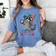Baseball Ice Cream Drip For Boys And Girls Batter Game Day Women's Comfort Colors T-Shirt Chalky Mint