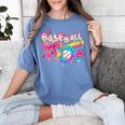 Baseball Ice Cream Drip Coquette Women Girls Mom Mama Women's Comfort Colors T-Shirt Chalky Mint Baseball Ice Cream Drip Coquette Women Girls Mom Mama Women's Comfort Colors T-Shirt Chalky Mint