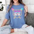 Baseball Ice Cream Drip Number 22 Player 22nd Birthday Women's Comfort Colors T-Shirt Chalky Mint Baseball Ice Cream Drip Number 22 Player 22nd Birthday Women's Comfort Colors T-Shirt Chalky Mint