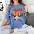 Baseball Ice Cream Drip Number 67 Player 67th Birthday Premium Tri-Blend Women's Comfort Colors T-Shirt Chalky Mint Baseball Ice Cream Drip Number 67 Player 67th Birthday Premium Tri-Blend Women's Comfort Colors T-Shirt Chalky Mint
