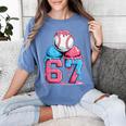 Baseball Ice Cream Drip Six Seven Gen Alpha Meme 67 Women's Comfort Colors T-Shirt Chalky Mint