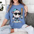 Baseball Ice Cream Drip Sports Boys Kids Youth Men Women's Comfort Colors T-Shirt Chalky Mint