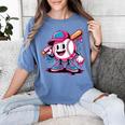 Baseball Ice Cream Shirt Cool Baseball Drip For Boys Women's Comfort Colors T-Shirt Chalky Mint Baseball Ice Cream Shirt Cool Baseball Drip For Boys Women's Comfort Colors T-Shirt Chalky Mint