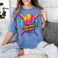 Baseball Lifestyle Drip Icecream Women's Comfort Colors T-Shirt Chalky Mint Baseball Lifestyle Drip Icecream Women's Comfort Colors T-Shirt Chalky Mint